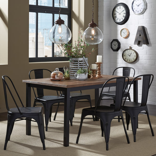 Liberty Furniture 179-CD-O7RLS Opt 7 Piece Rectangular Table Set