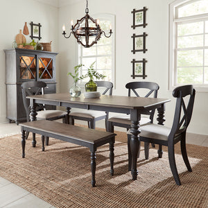 Liberty Furniture 303G-CD-6RTS 6 Piece Rectangular Table Set