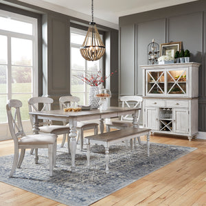 Liberty Furniture 303W-CD-6RTS 6 Piece Rectangular Table Set
