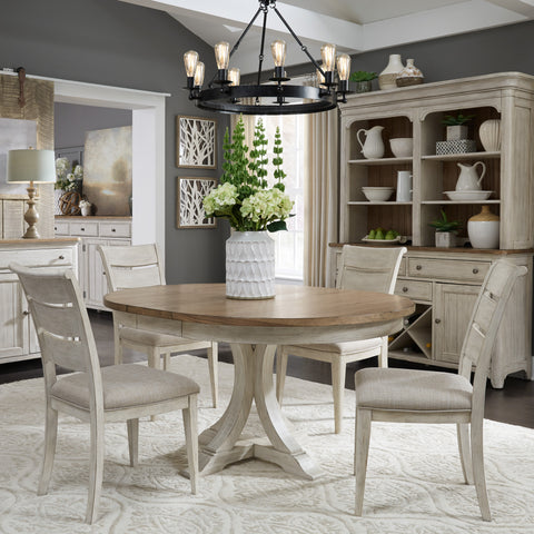 Liberty Furniture 652-DR-O5PDS Opt 5 Piece Pedestal Table Set