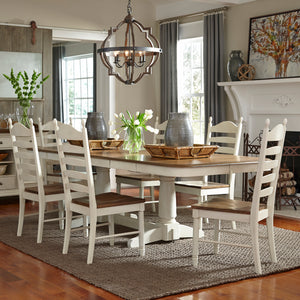 Liberty Furniture 278-CD-72PS 7 Piece Double Pedestal Table Set