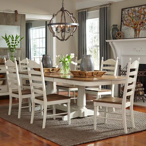 Liberty Furniture 278-CD-72PS 7 Piece Double Pedestal Table Set