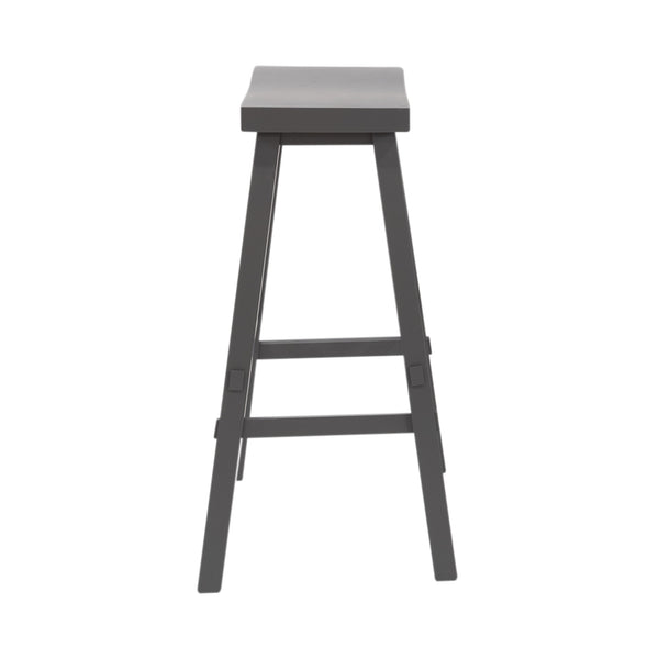 Liberty Furniture A38-B1824-G 24 Inch Sawhorse Counter Stool- Gray