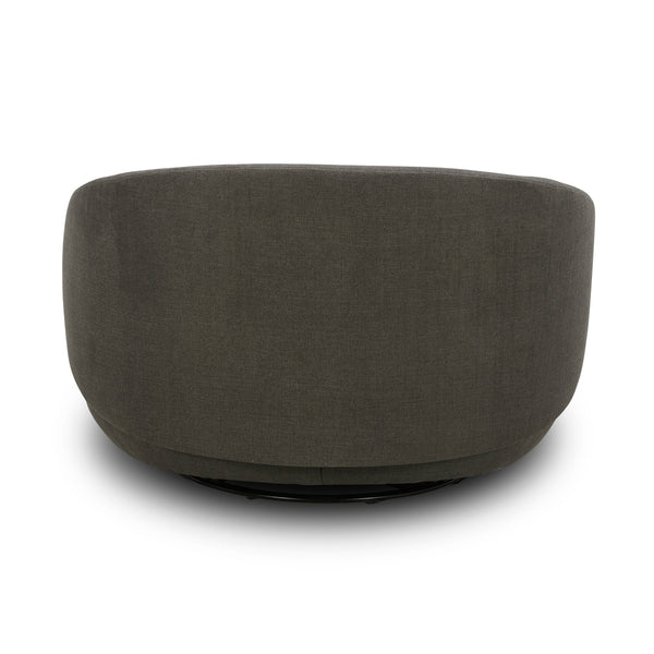 Liberty Furniture 708-ACH15-GY Uph Swivel Cuddler Chair - Charcoal