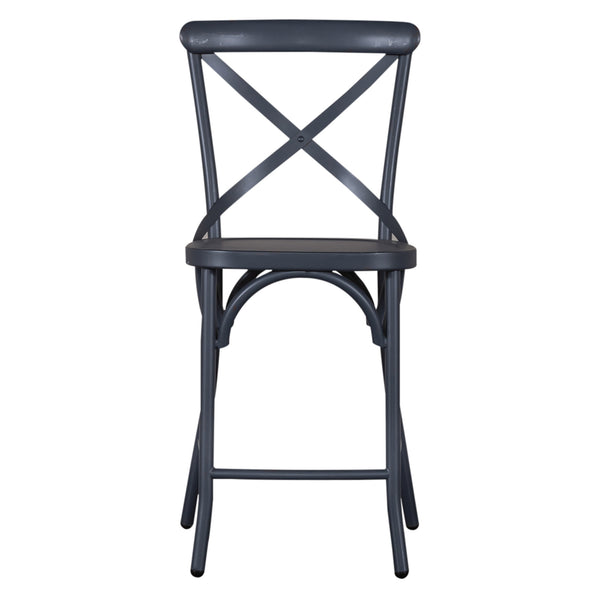 Liberty Furniture 179-B300524-N X Back Counter Chair- Navy