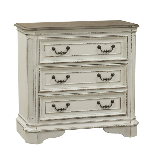 Liberty Furniture 244-BR64 3 Drawer Bedside Chest w/ Charging Station